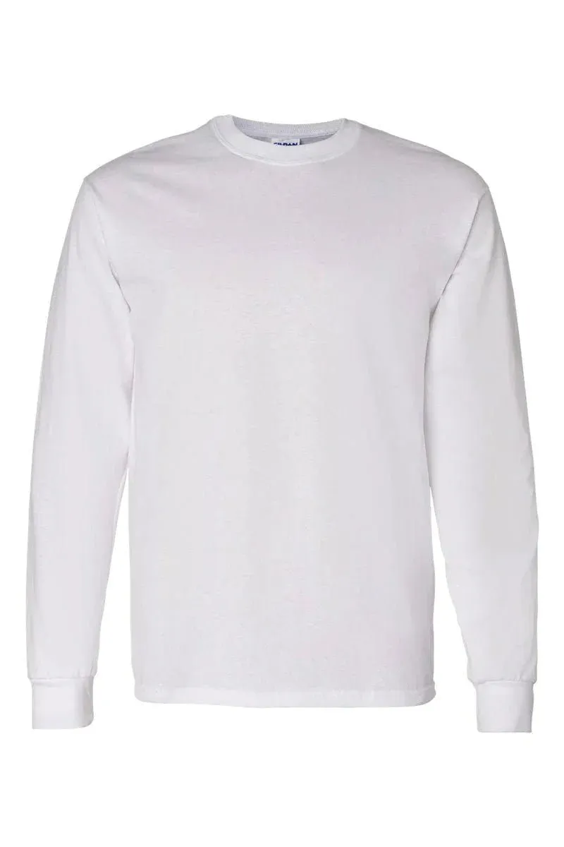 Pink Chinoiserie Christmas Heavy Cotton Long Sleeve Adult T-Shirt