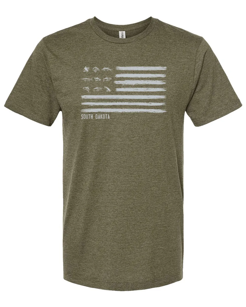 South Dakota Fishing Short Sleeved Tee